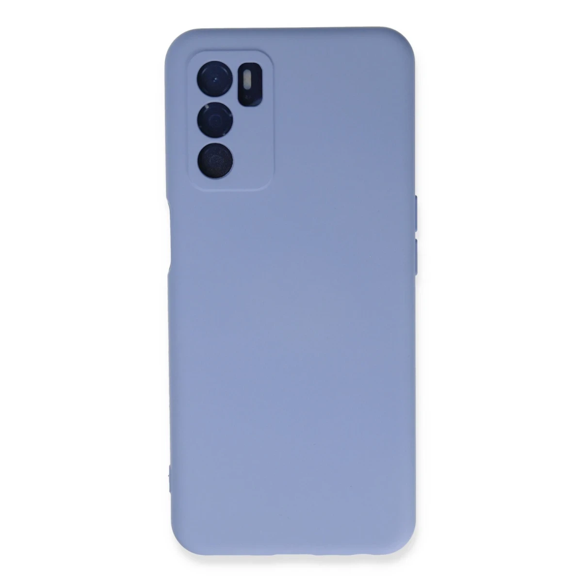 Newface Oppo A16 Kılıf Nano içi Kadife Silikon - Lila