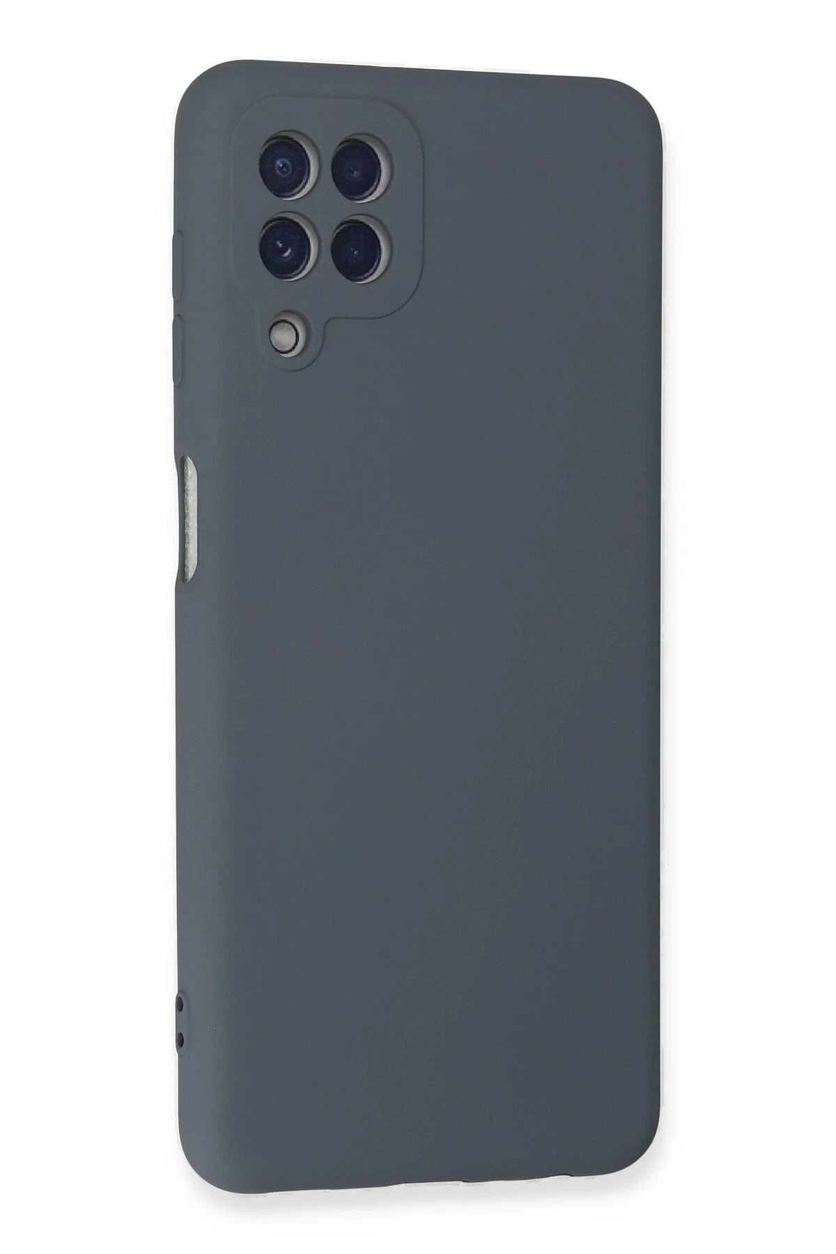 Newface Samsung Galaxy A22 Kılıf Nano içi Kadife Silikon - Gri