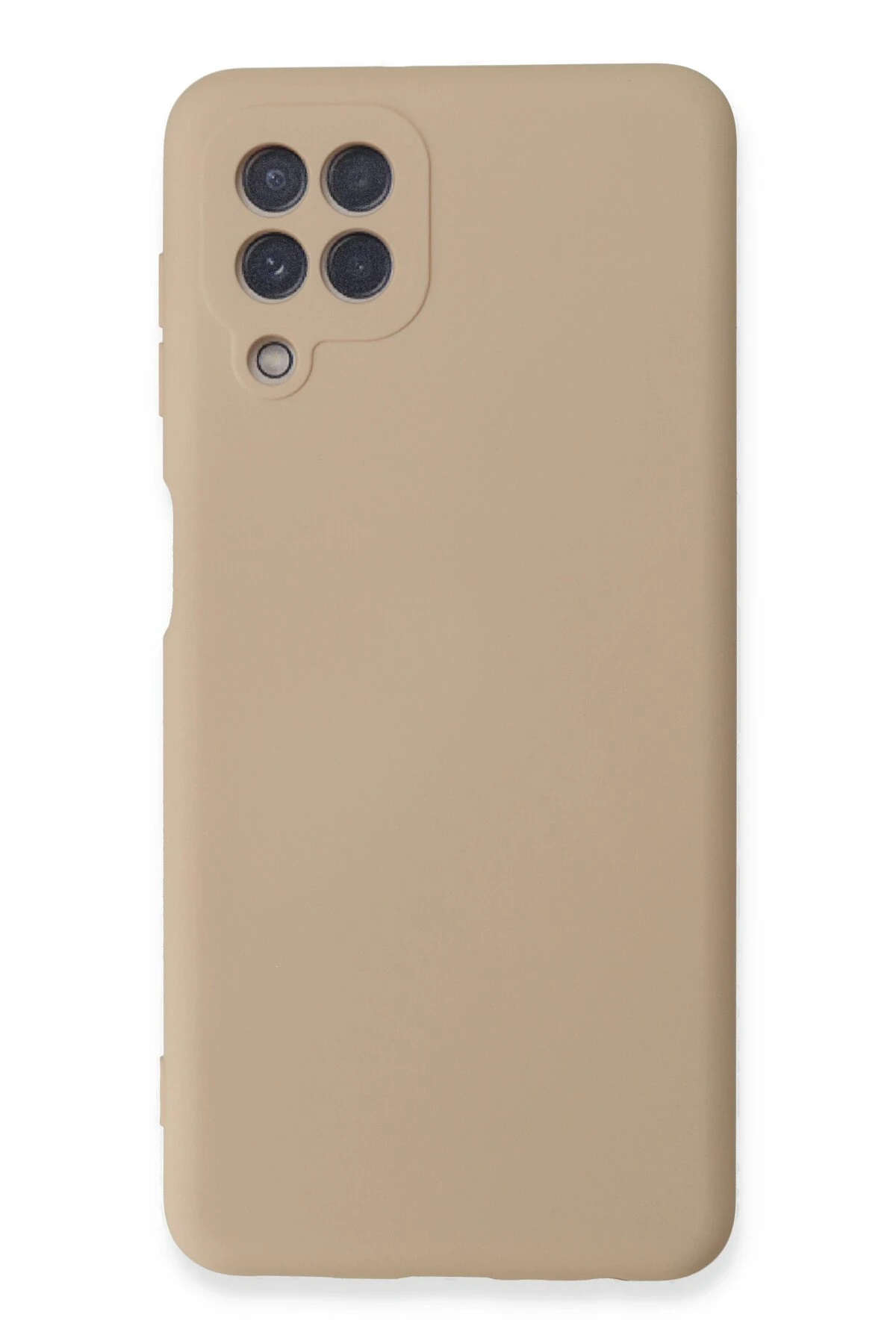 Newface Samsung Galaxy A22 Kılıf Nano içi Kadife Silikon - Pudra