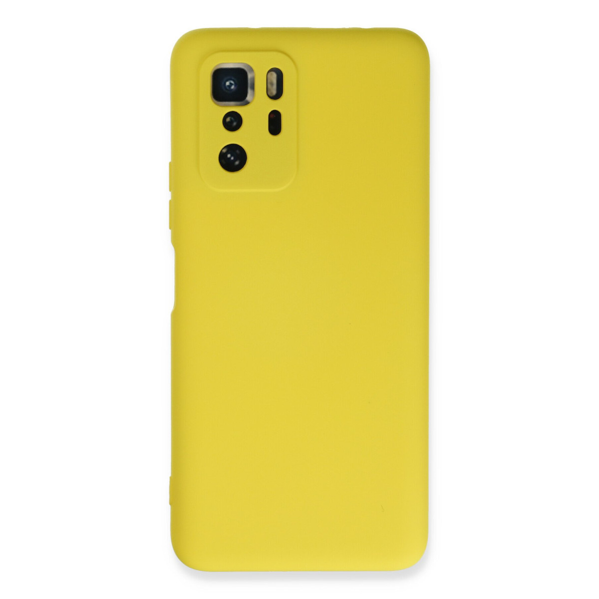 Newface Xiaomi Poco X3 GT Kılıf Nano içi Kadife Silikon - Sarı — görsel 7