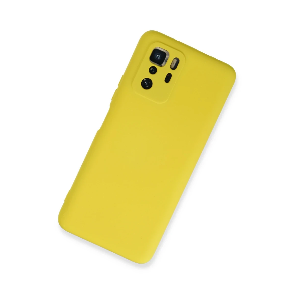 Newface Xiaomi Poco X3 GT Kılıf Nano içi Kadife Silikon - Sarı — görsel 5