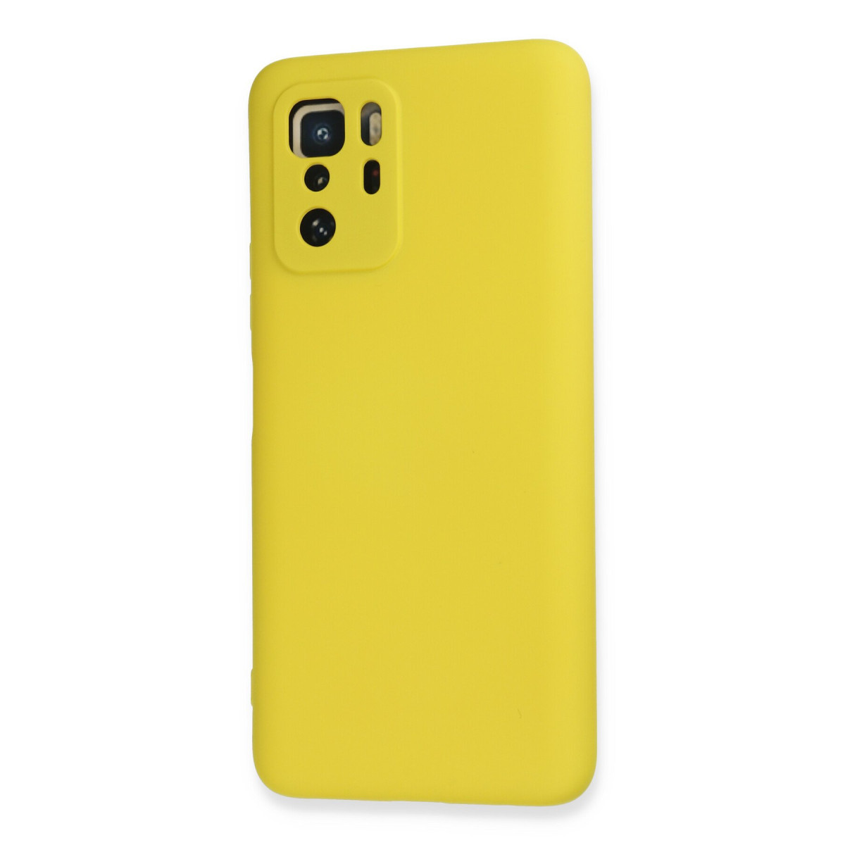 Newface Xiaomi Poco X3 GT Kılıf Nano içi Kadife Silikon - Sarı — görsel 9