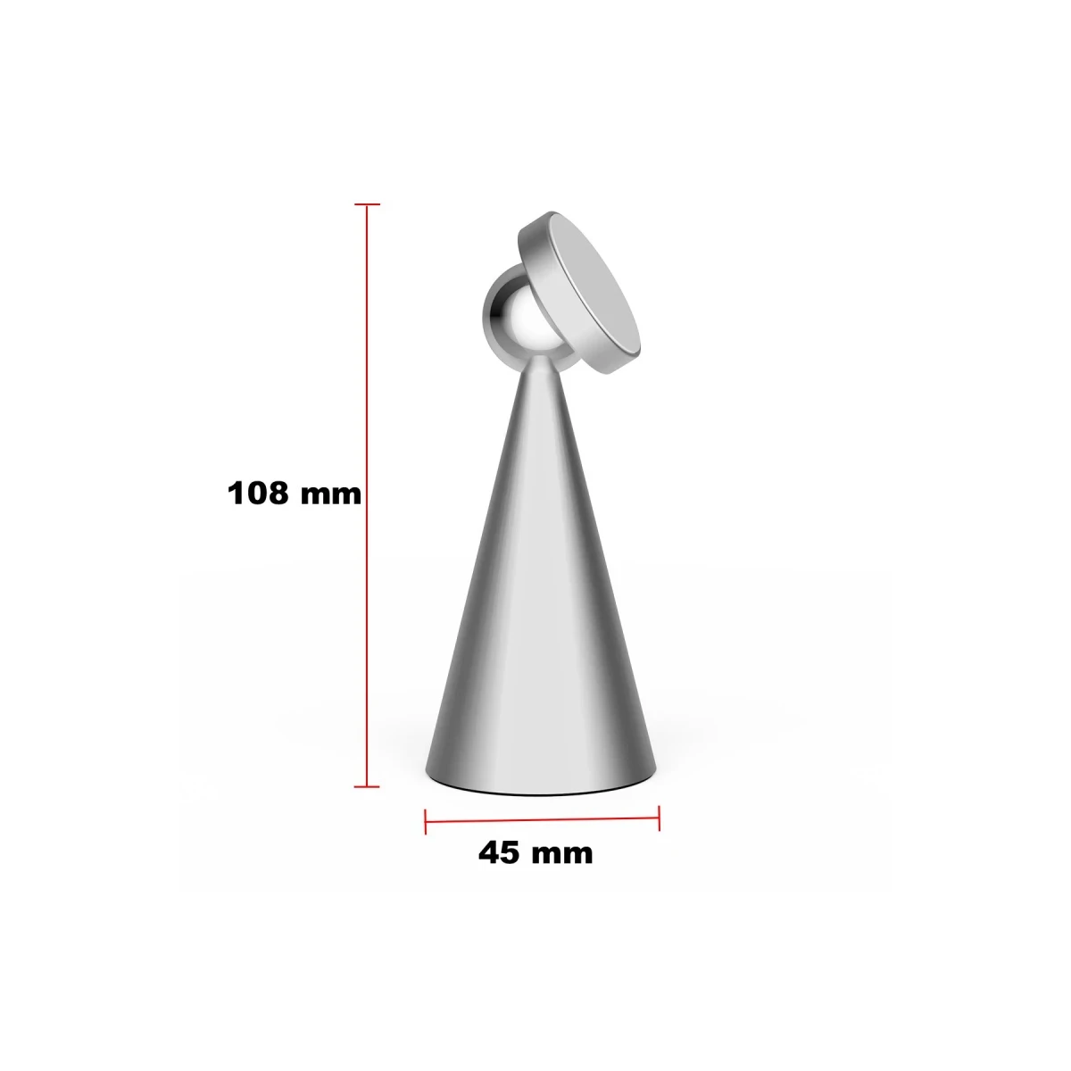 Newface WS01 Magnetli Holder - Gümüş — görsel 6