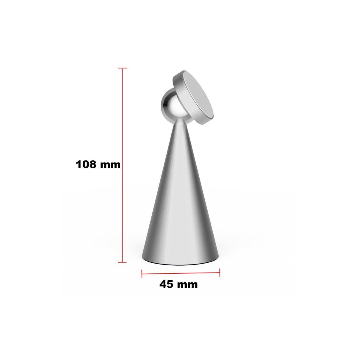 Newface WS01 Magnetli Holder - Gümüş — görsel 9