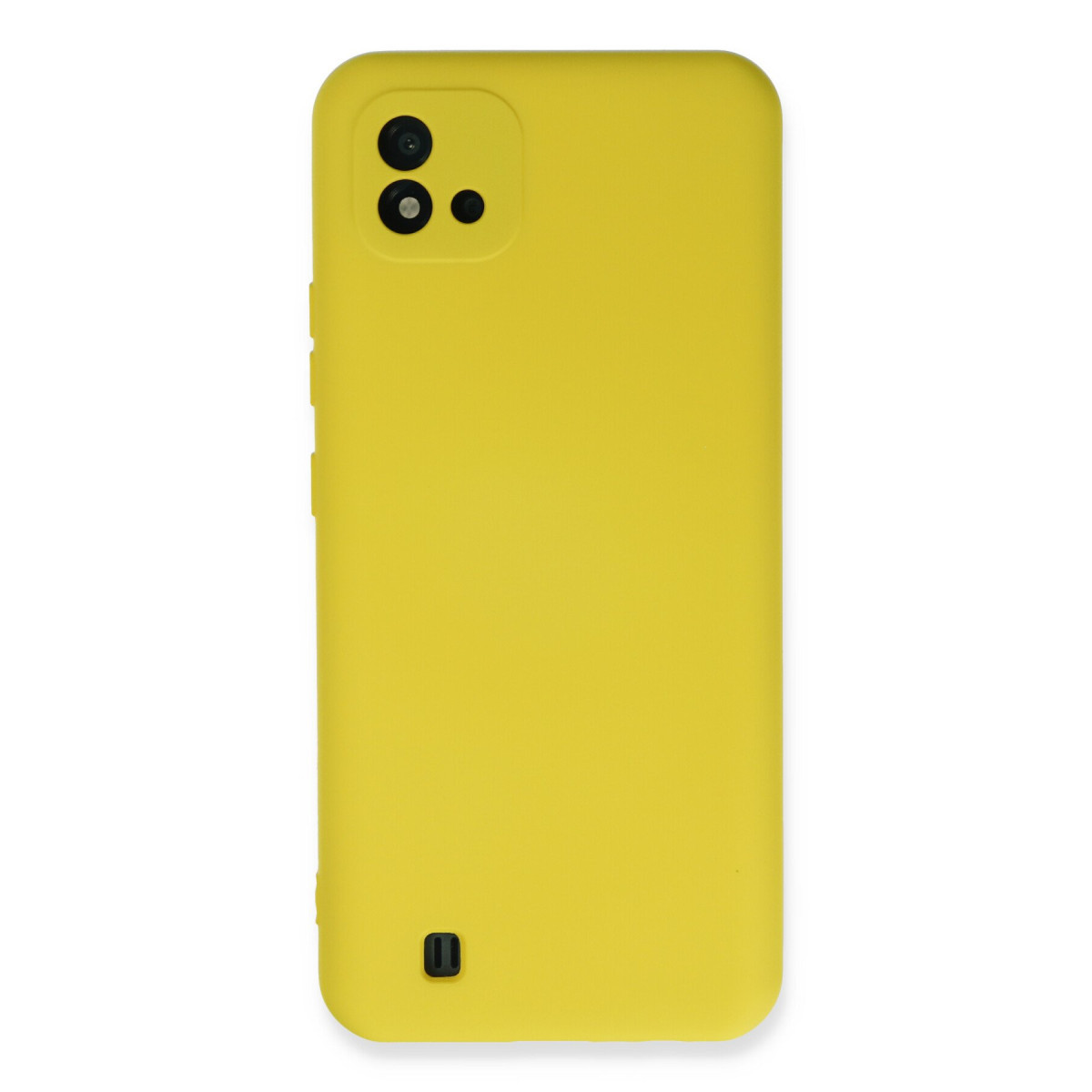 Newface Realme C11 2021 Kılıf Nano içi Kadife Silikon - Sarı — görsel 7