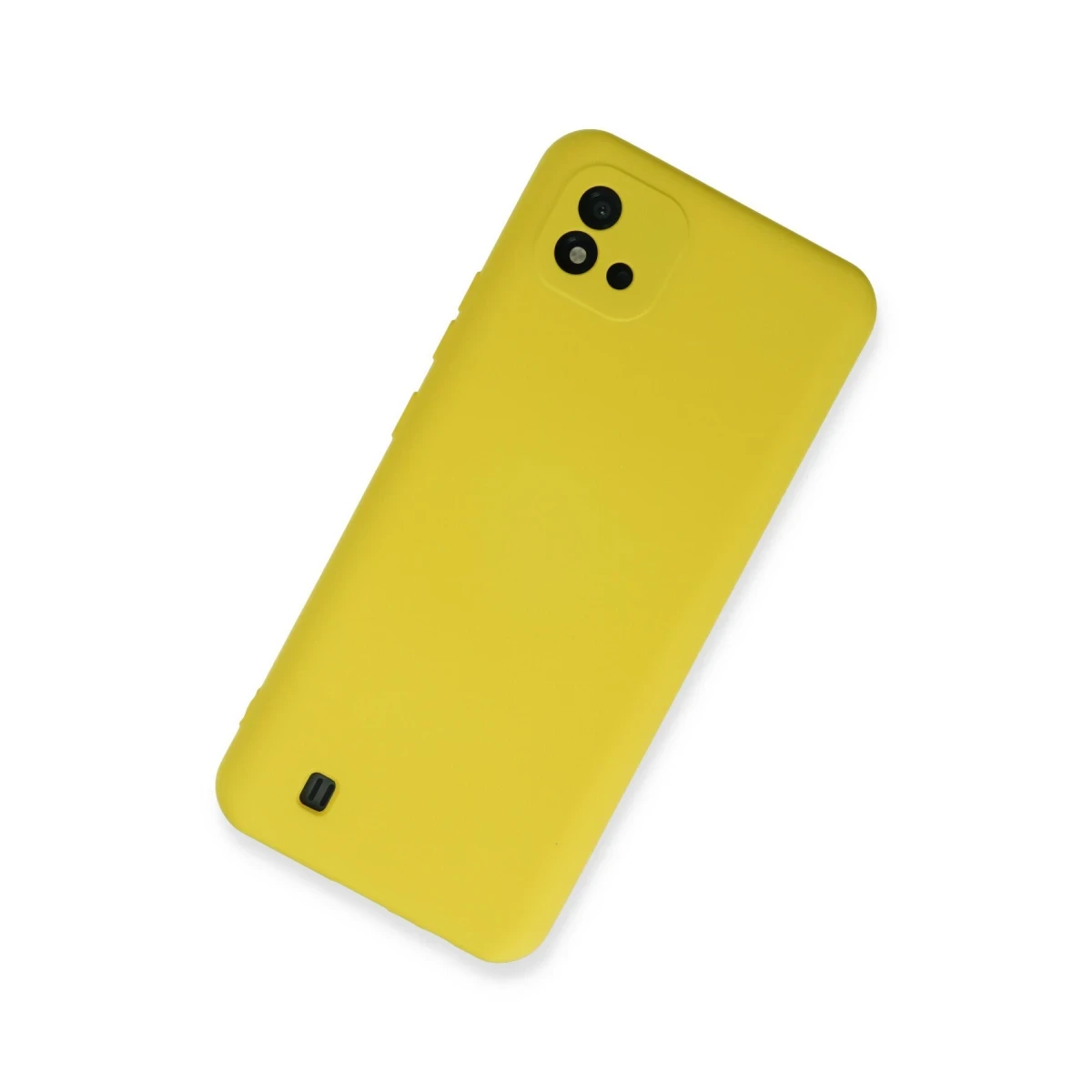Newface Realme C11 2021 Kılıf Nano içi Kadife Silikon - Sarı — görsel 5