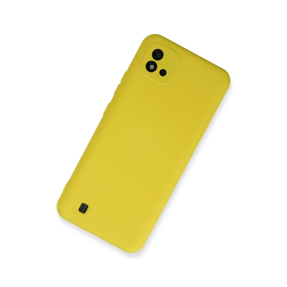 Newface Realme C11 2021 Kılıf Nano içi Kadife Silikon - Sarı — görsel 8
