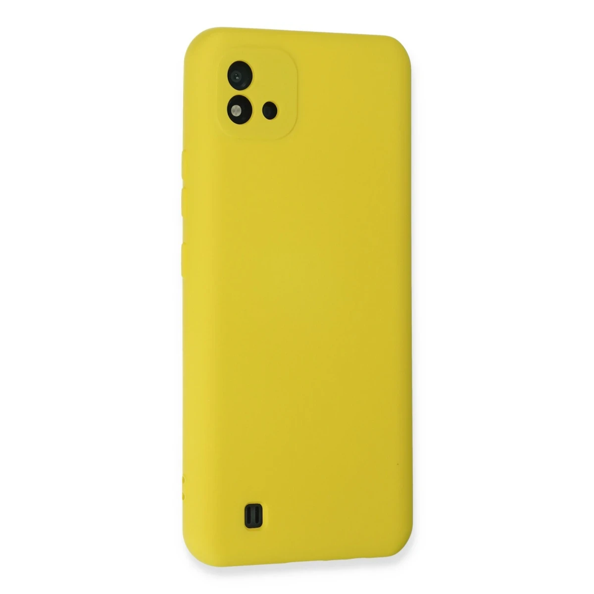 Newface Realme C11 2021 Kılıf Nano içi Kadife Silikon - Sarı — görsel 6