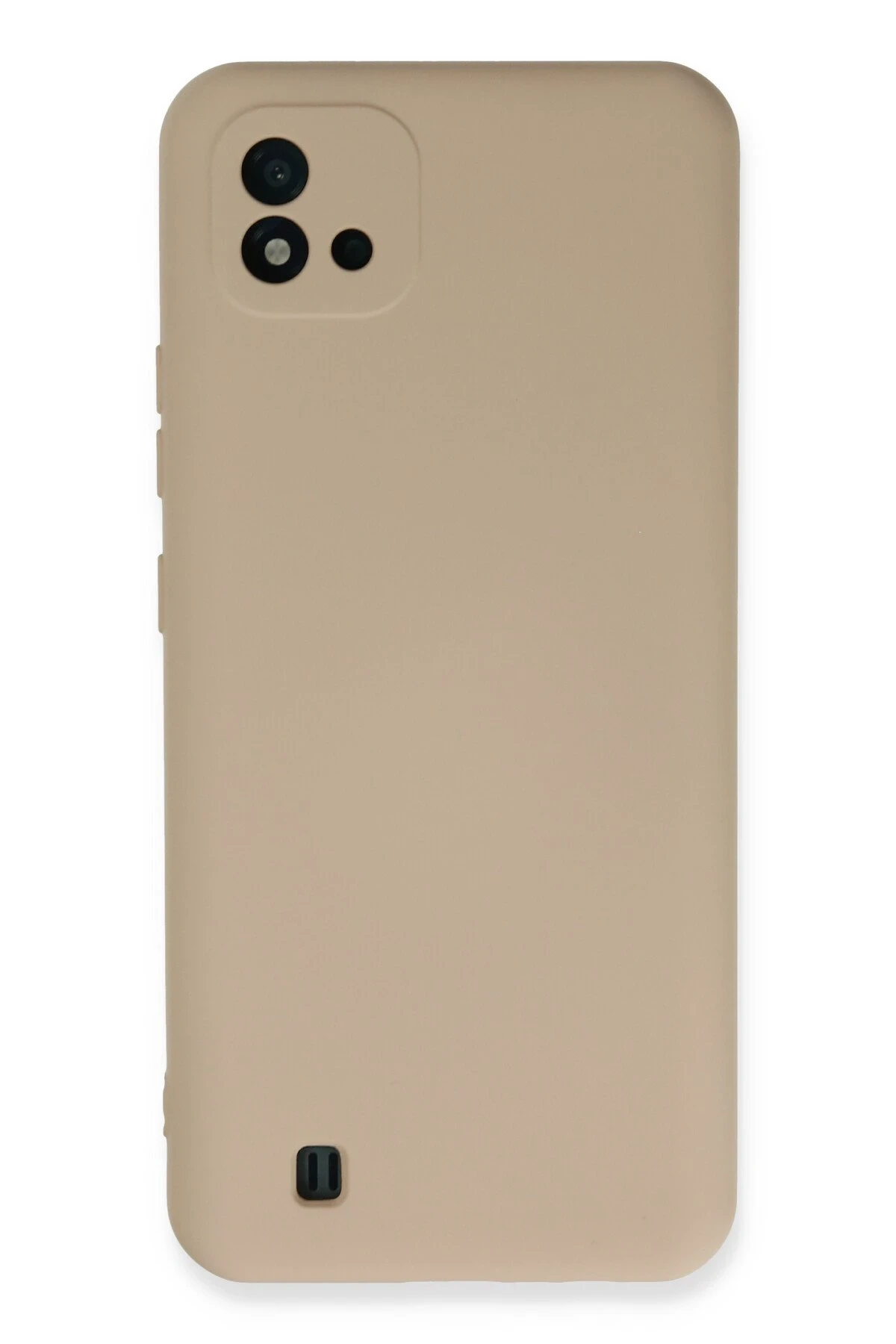 Newface Realme C11 2021 Kılıf Nano içi Kadife Silikon - Pudra