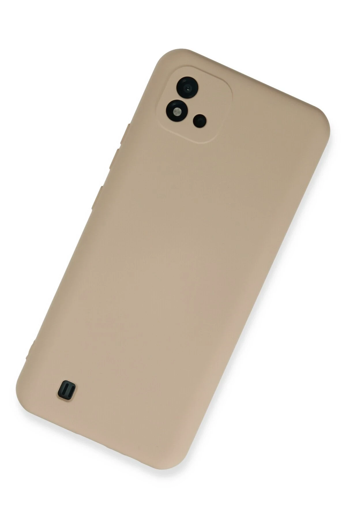 Newface Realme C11 2021 Kılıf Nano içi Kadife Silikon - Pudra