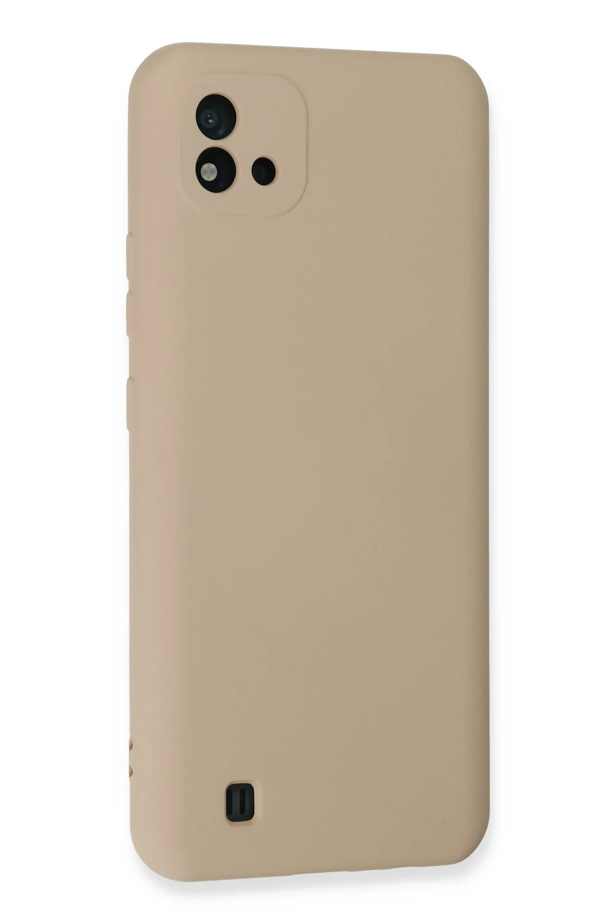 Newface Realme C11 2021 Kılıf Nano içi Kadife Silikon - Pudra