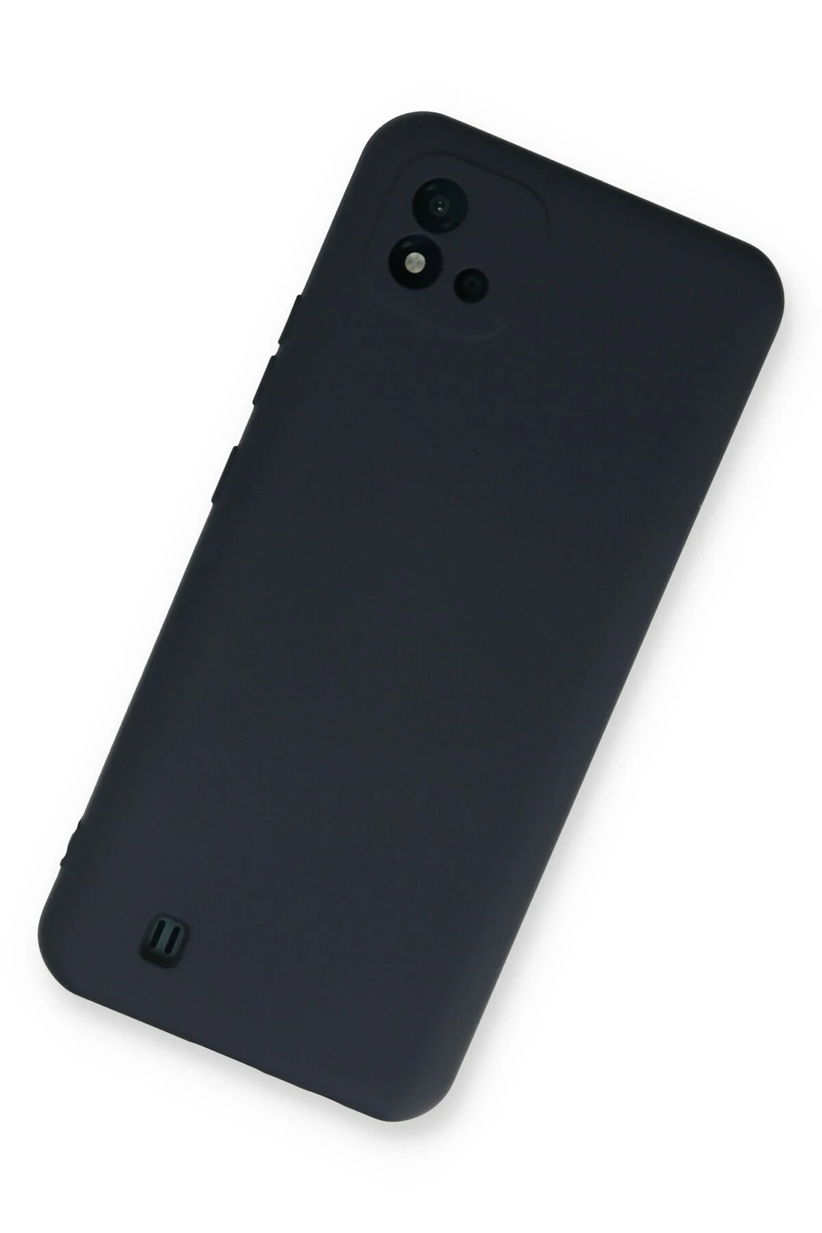 Newface Realme C11 2021 Kılıf Nano içi Kadife Silikon - Lacivert