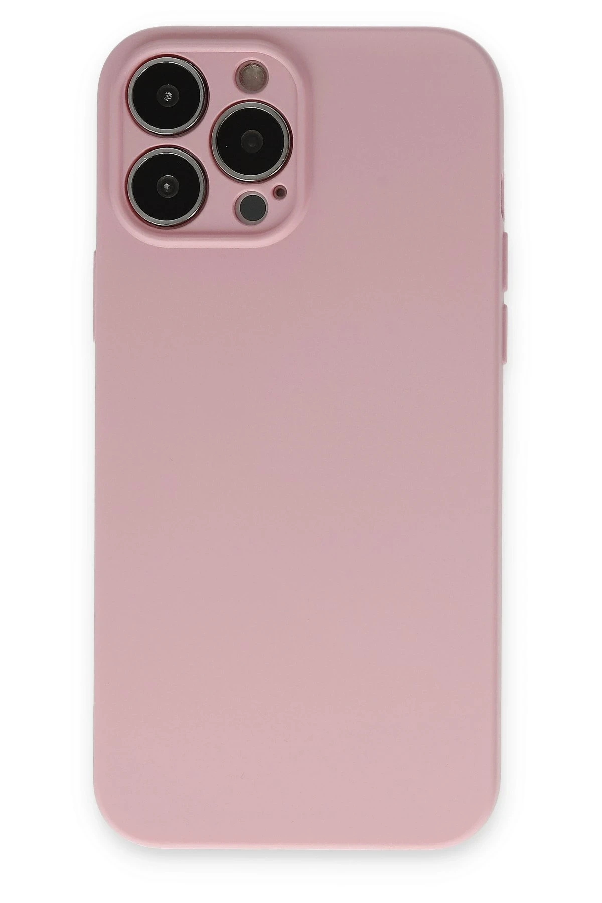 Newface iPhone 13 Pro Kılıf Nano içi Kadife Silikon - Pembe