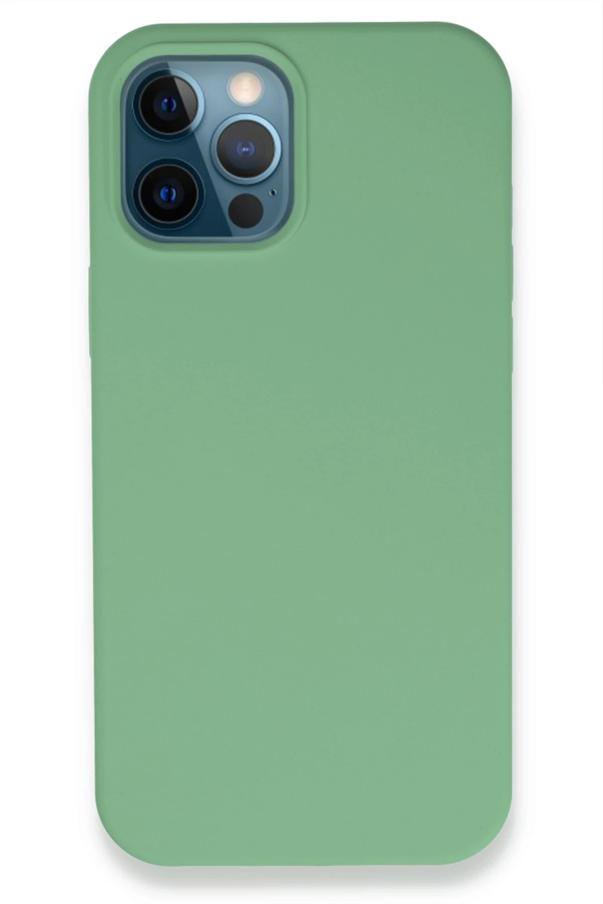 Newface iPhone 12 Pro Kılıf Lansman Legant Silikon - Yeşil