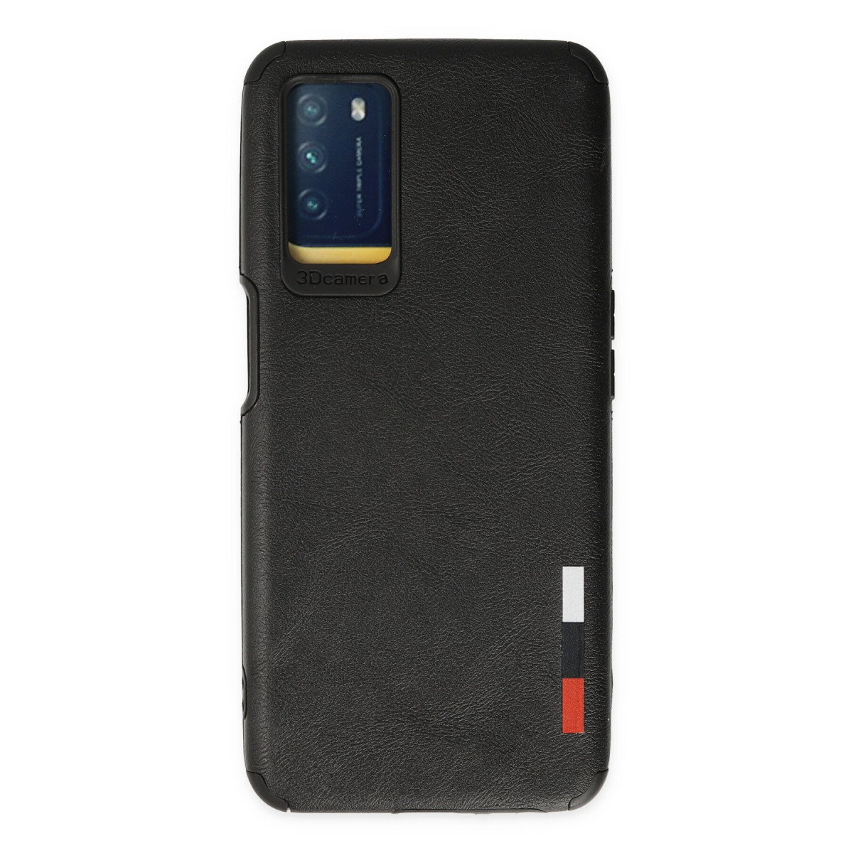 Newface Oppo A16 Kılıf Loop Deri Silikon - Siyah — görsel 7