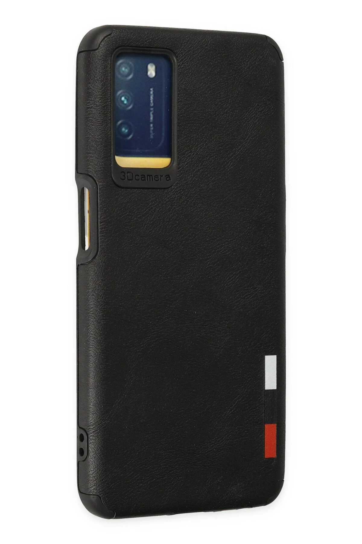 Newface Oppo A16 Kılıf Loop Deri Silikon - Siyah — görsel 2