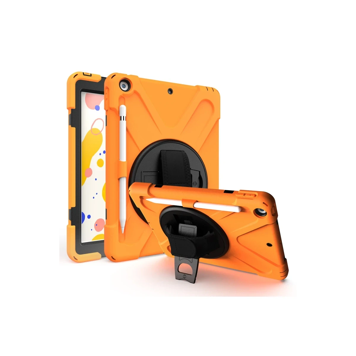 Newface Apple iPad 10.2 (7.nesil) Kılıf Amazing Tablet Kapak - Turuncu — görsel 2