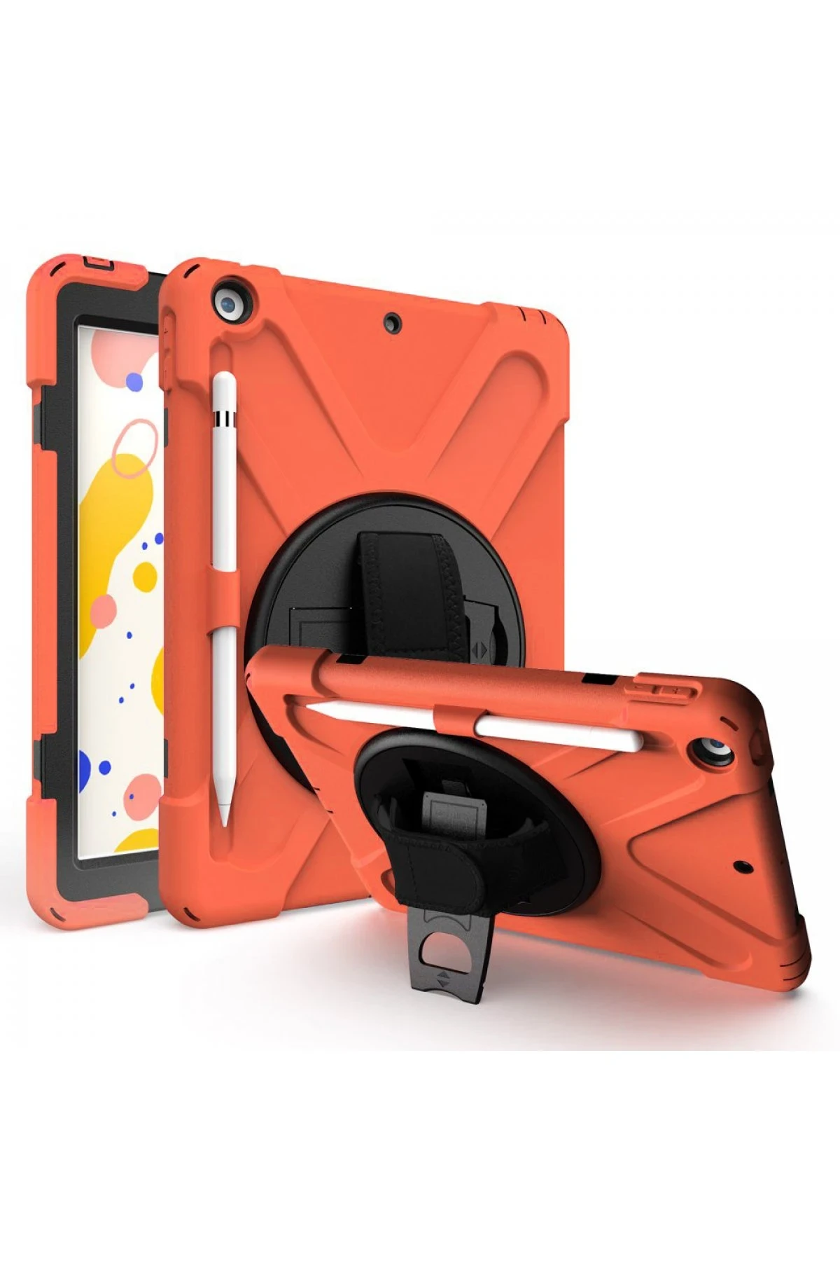 Newface Apple iPad 5 Air 9.7 Kılıf Amazing Tablet Kapak - Turuncu