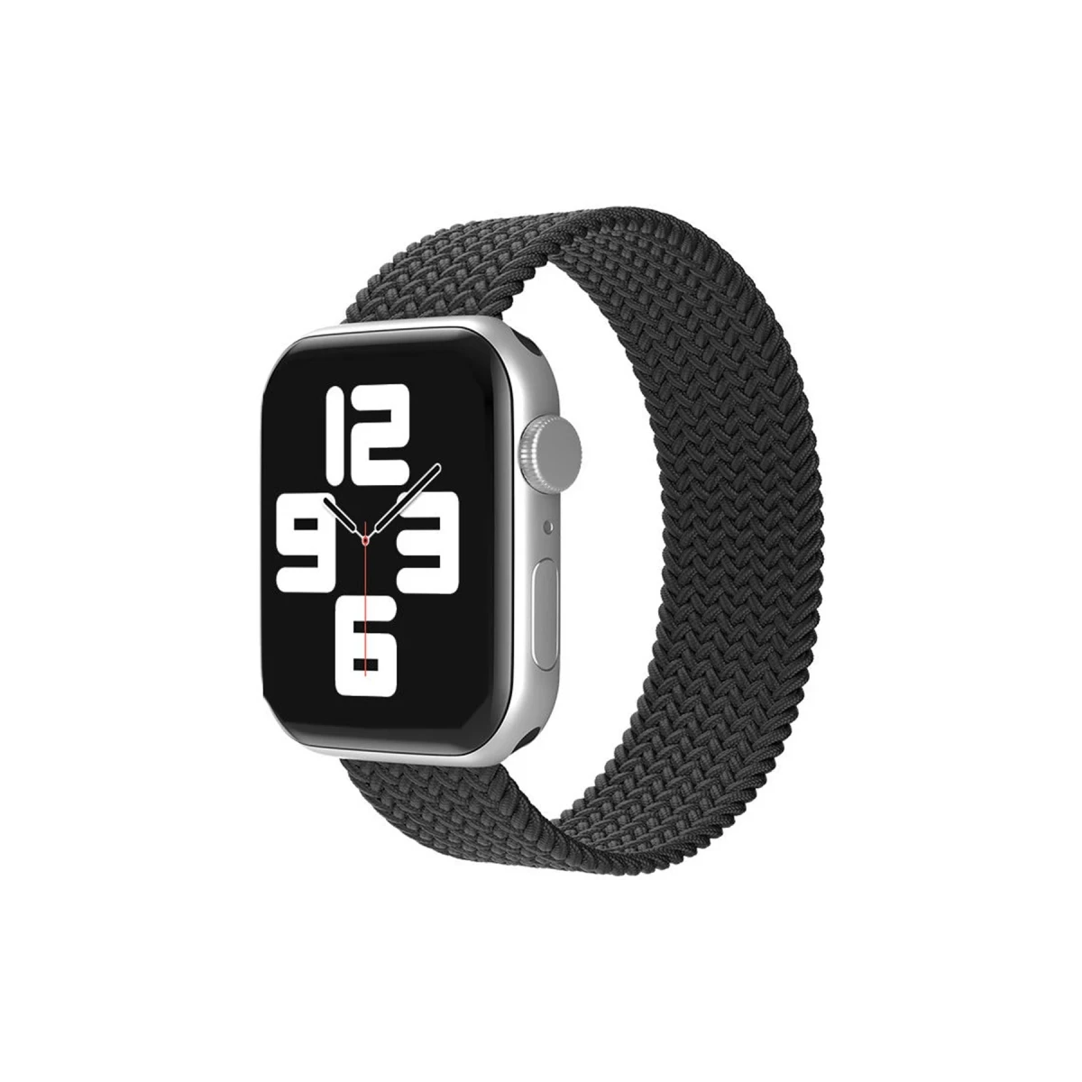 Newface Apple Watch 38mm Ayarlı Solo Silikon Kordon - Siyah — görsel 2