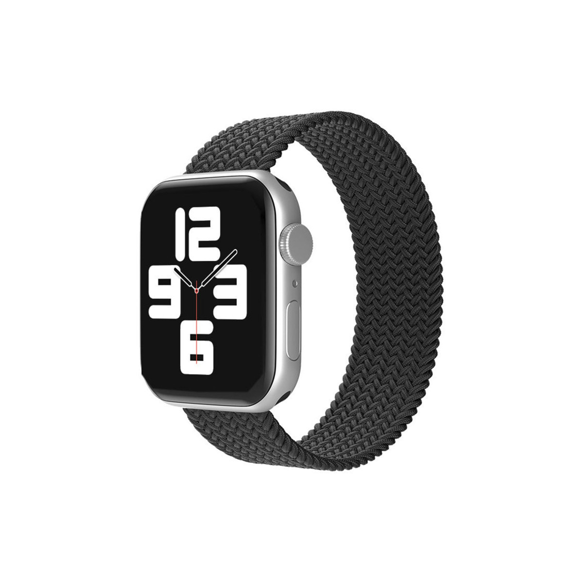 Newface Apple Watch 42mm Ayarlı Solo Silikon Kordon - Siyah — görsel 3
