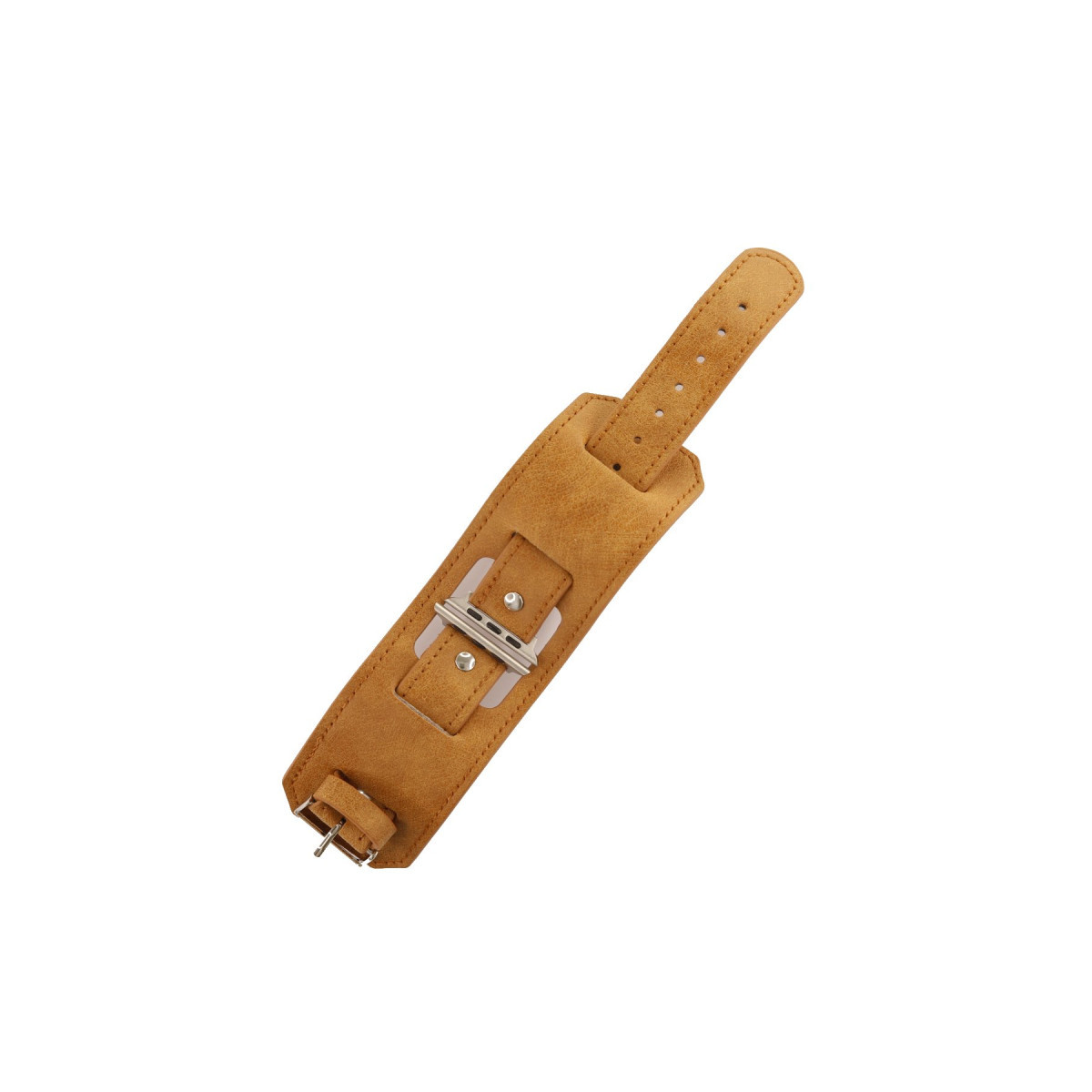 Newface Apple Watch 42mm NL17 Deri Kordon - Taba — görsel 3