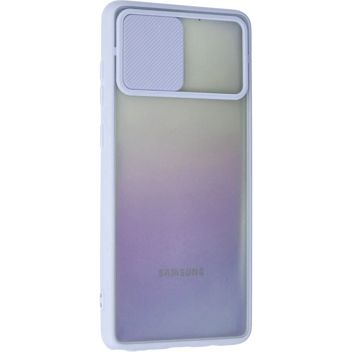 Newface Samsung Galaxy A81 / Note 10 Lite Kılıf Palm Buzlu Kamera Sürgülü Silikon - Lila — görsel 6