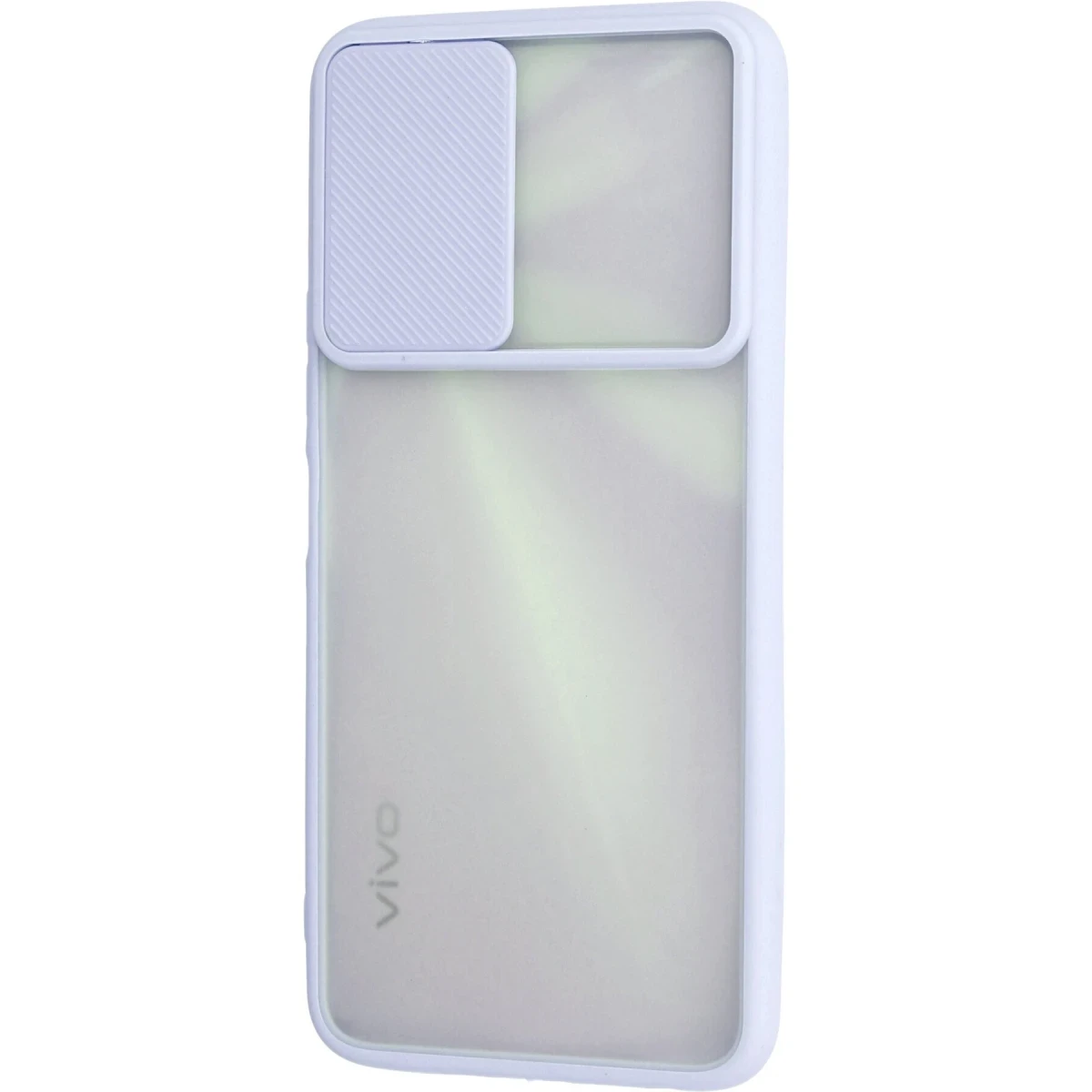 Newface Vivo Y11S Kılıf Palm Buzlu Kamera Sürgülü Silikon - Lila — görsel 6