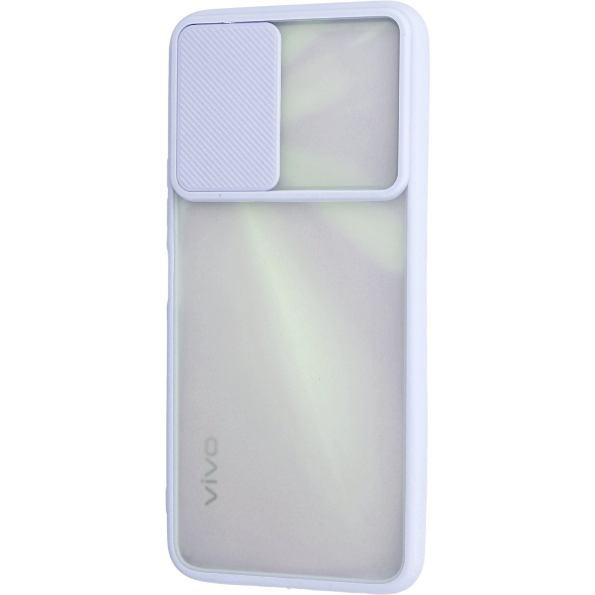 Newface Vivo Y11S Kılıf Palm Buzlu Kamera Sürgülü Silikon - Lila — görsel 9