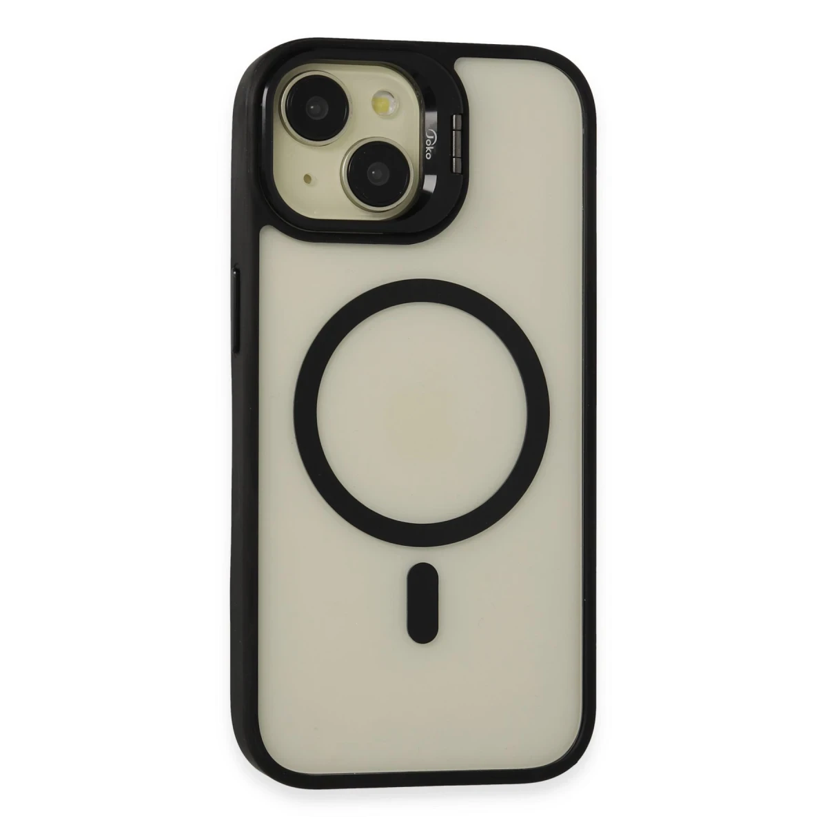 Joko Apple iPhone 14 Kılıf Roblox Lens Magsafe Standlı Kapak - Siyah — görsel 8