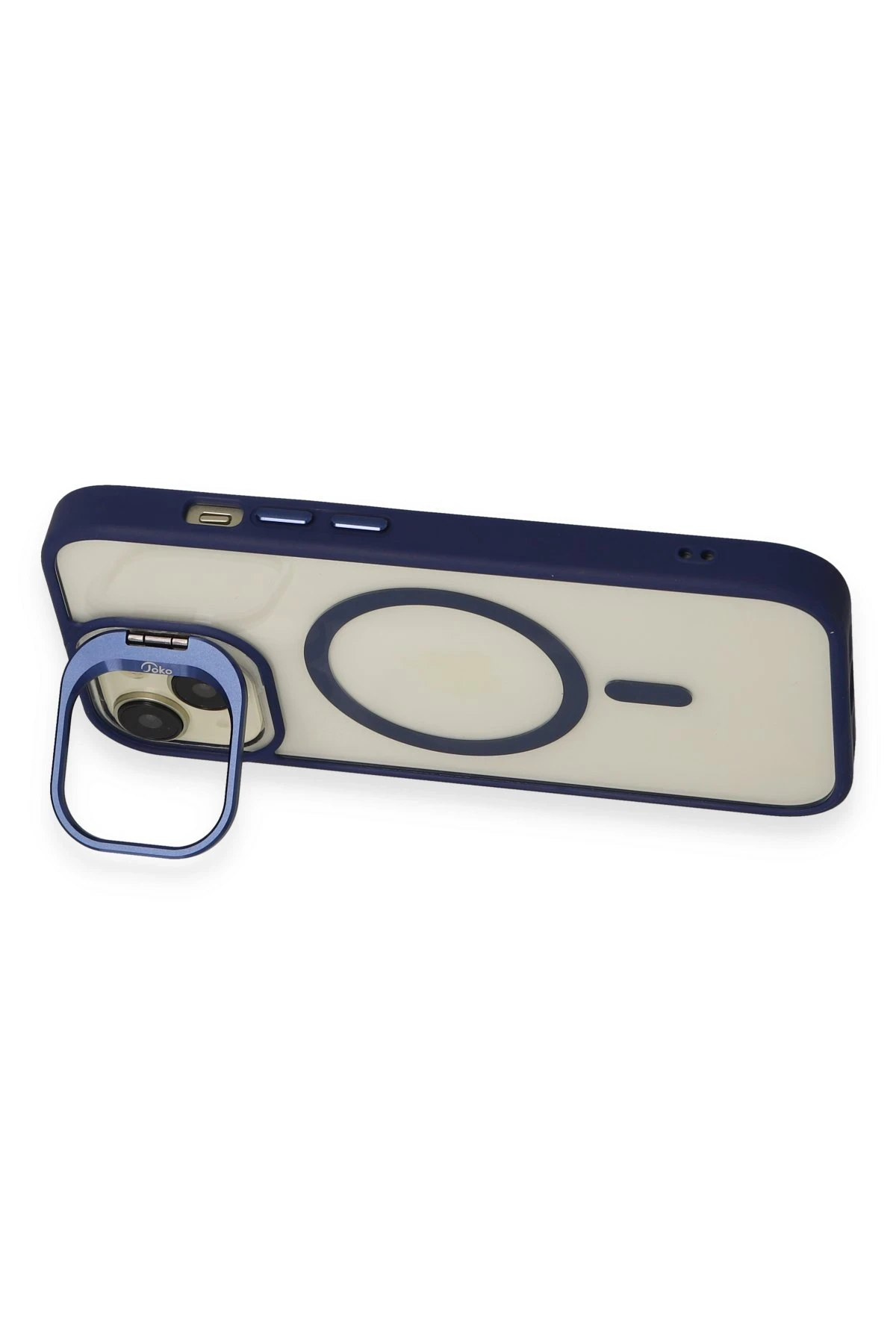 Joko Apple iPhone 14 Kılıf Roblox Lens Magsafe Standlı Kapak - Siyah — görsel 7