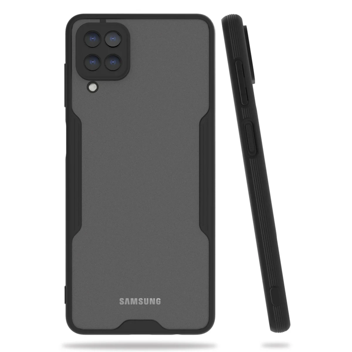 Newface Samsung Galaxy A22 Kılıf Platin Silikon - Siyah — görsel 2