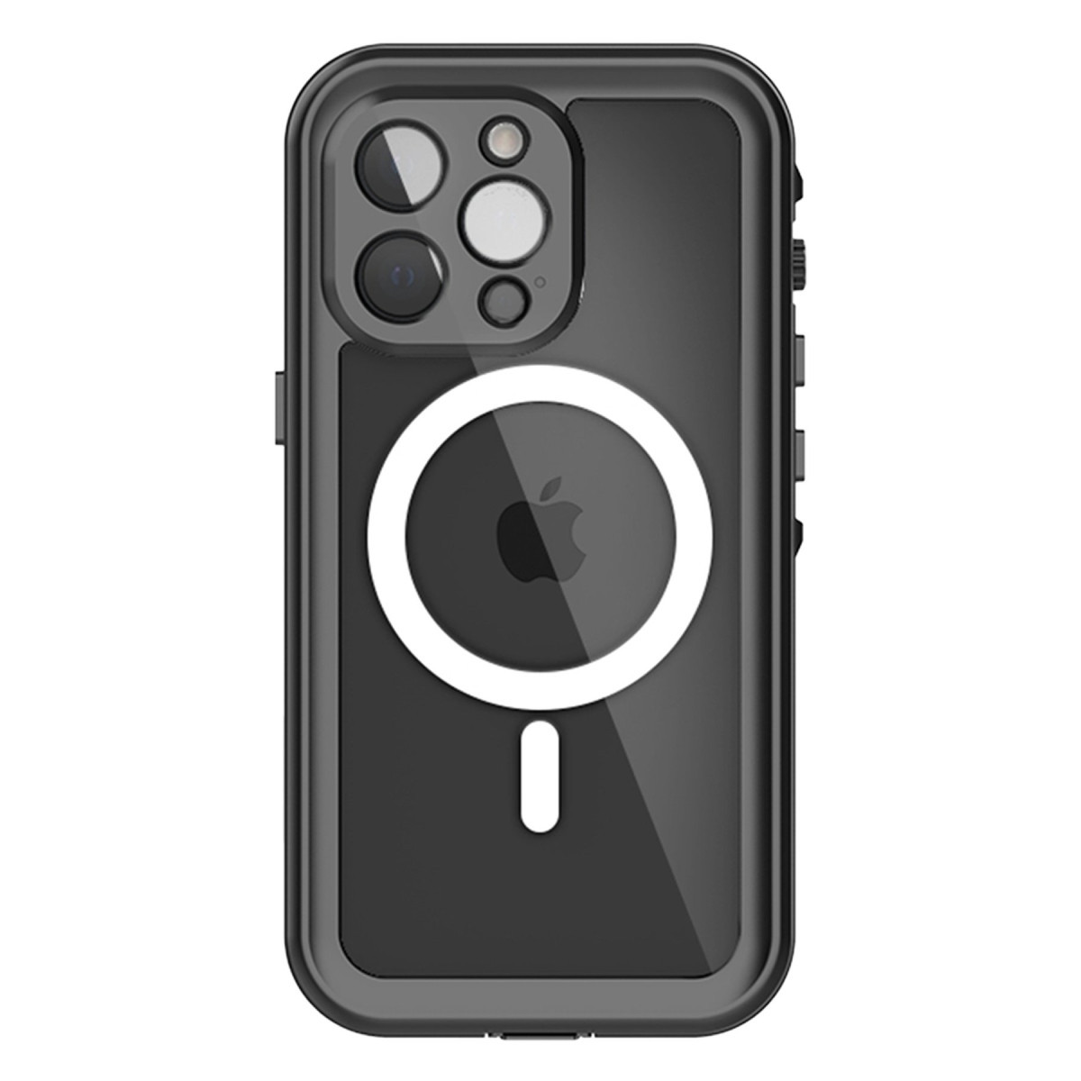 Newface Apple iPhone 13 Pro Kılıf Red Pepper Magneticsafe Su Geçirmez Kılıf - Siyah-Gri — görsel 9