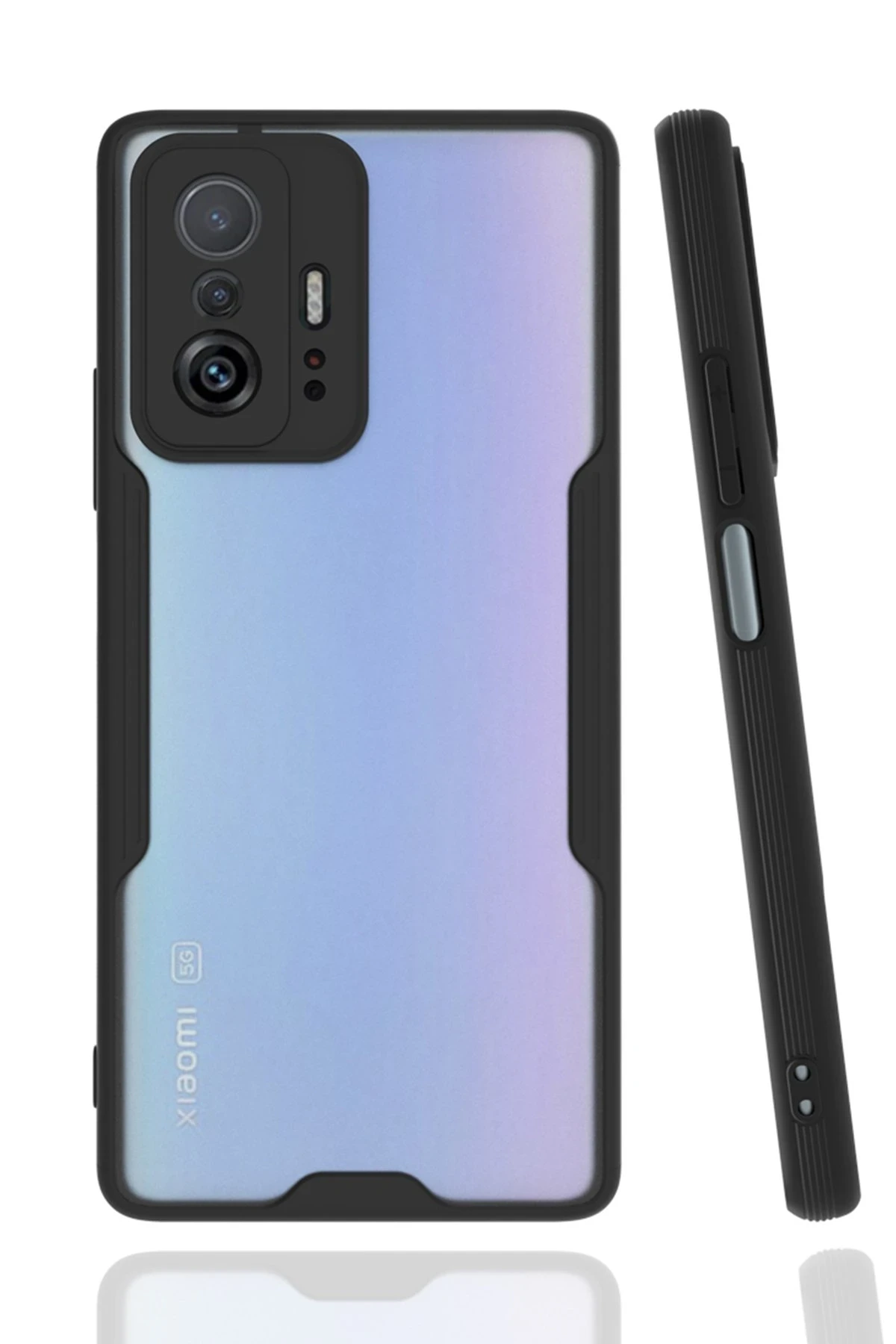 Newface Xiaomi Mi 11T Pro Kılıf Platin Silikon - Siyah