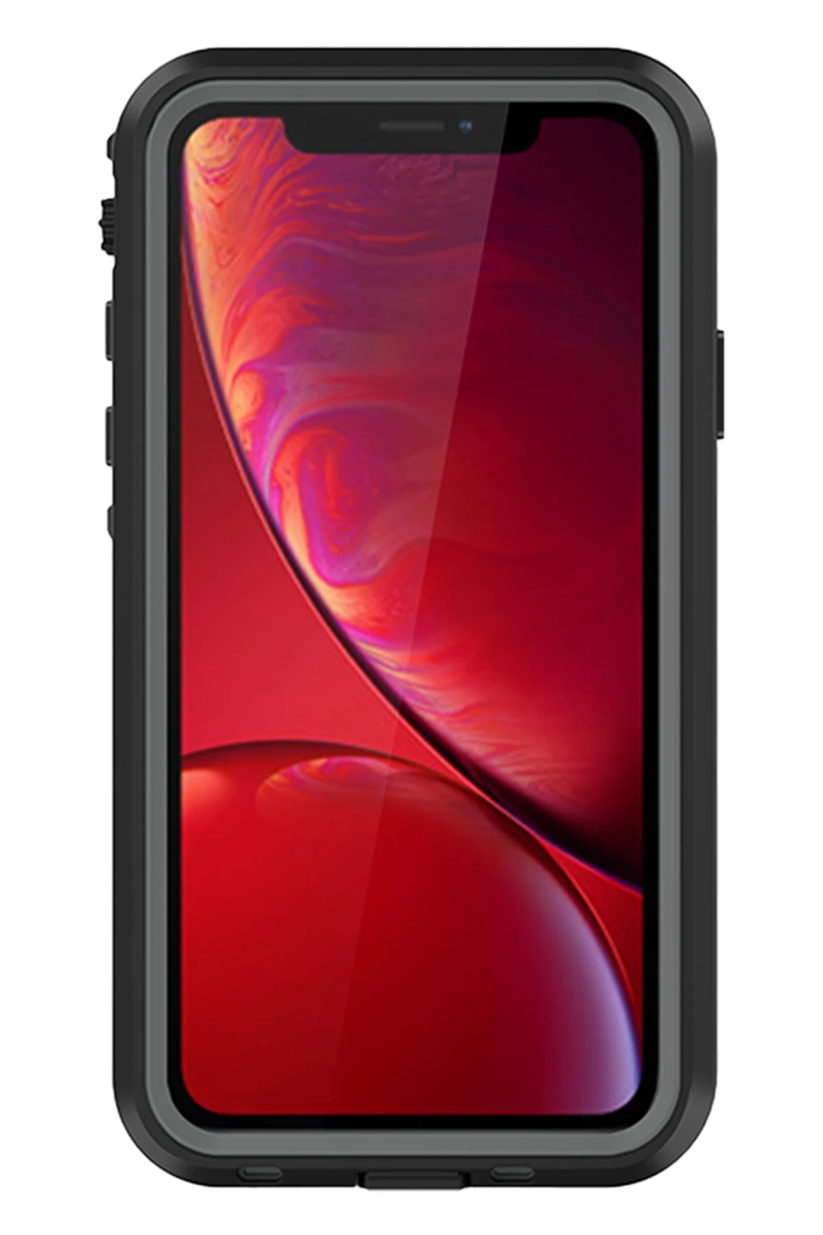 Newface Apple iPhone 11 Kılıf Red Pepper Su Geçirmez Kılıf - Siyah-Gri — görsel 2