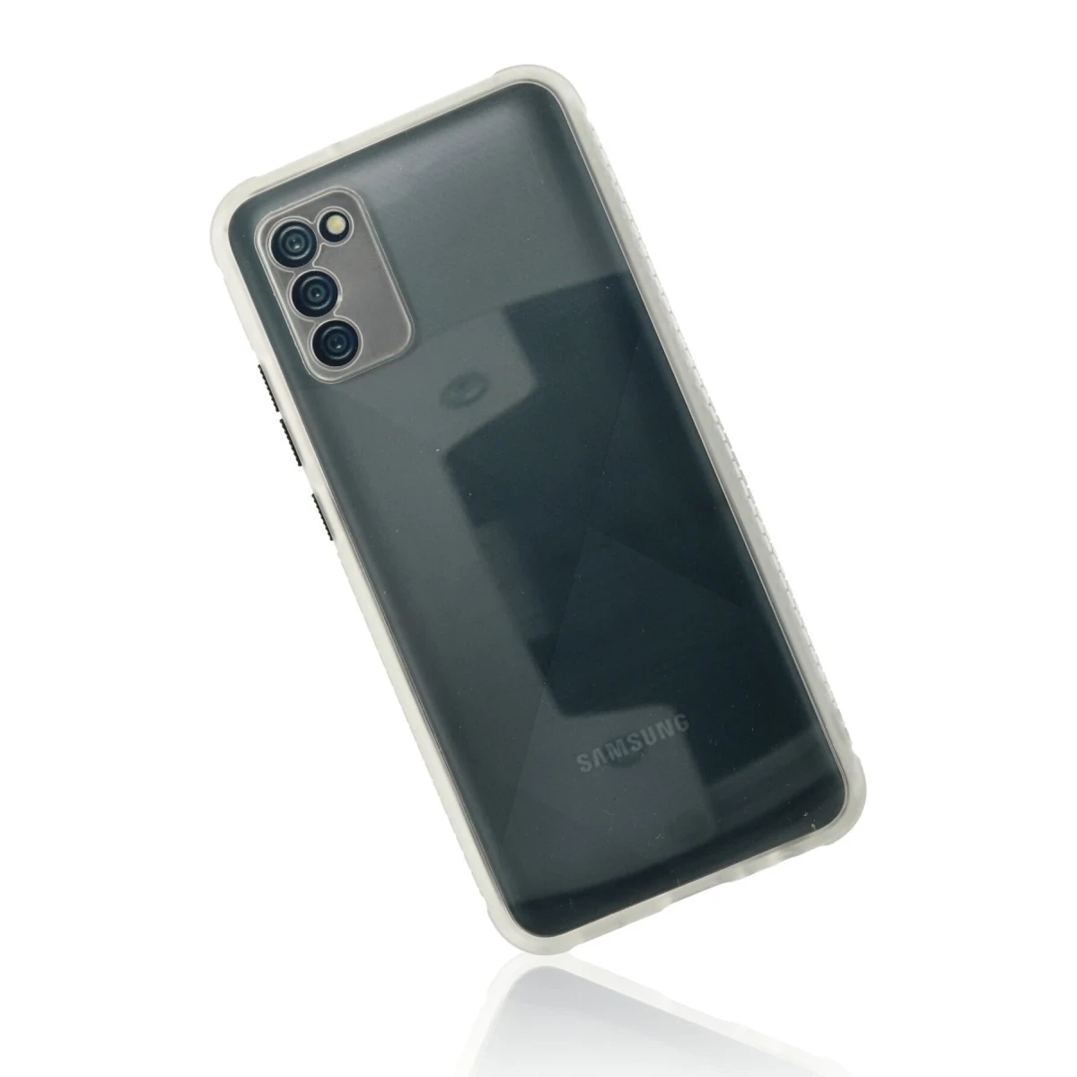 Newface Samsung Galaxy A02S Kılıf Miami Şeffaf Silikon - Şeffaf — görsel 5