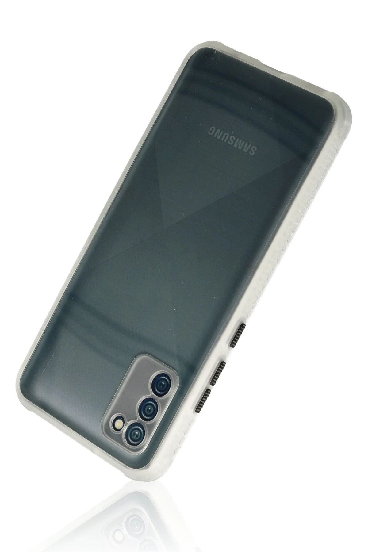 Newface Samsung Galaxy A02S Kılıf Miami Şeffaf Silikon - Şeffaf