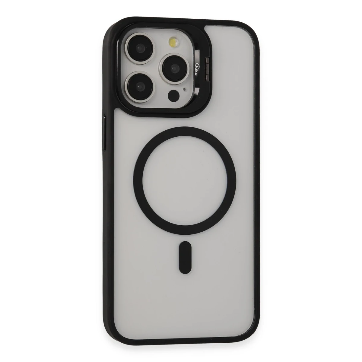 Joko Apple iPhone 14 Pro Max Kılıf Roblox Lens Magsafe Standlı Kapak - Siyah — görsel 8