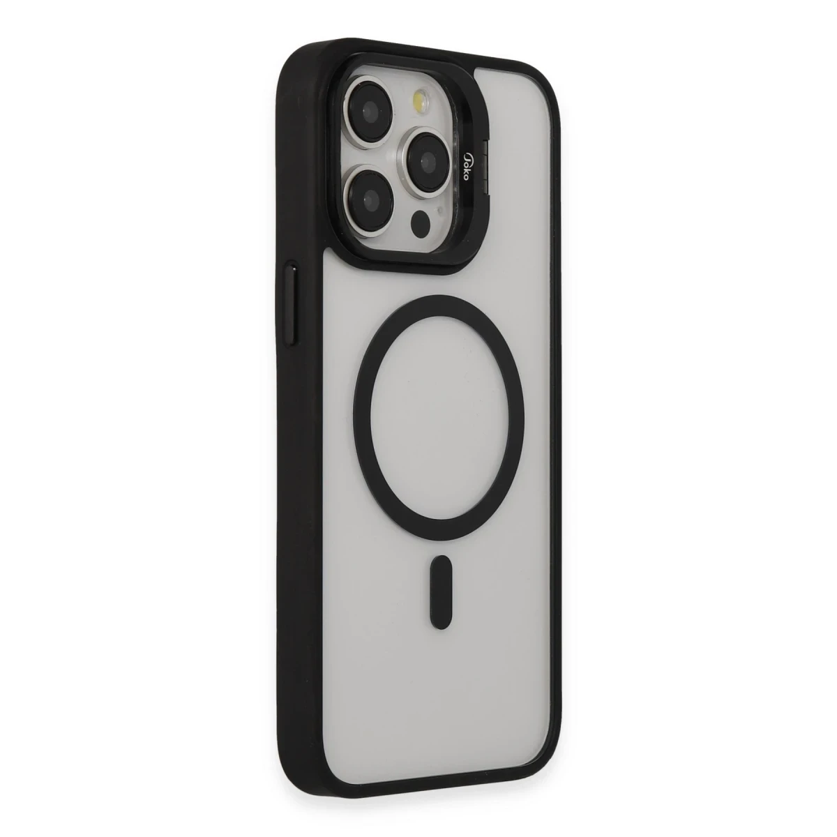 Joko Apple iPhone 14 Pro Max Kılıf Roblox Lens Magsafe Standlı Kapak - Siyah — görsel 9
