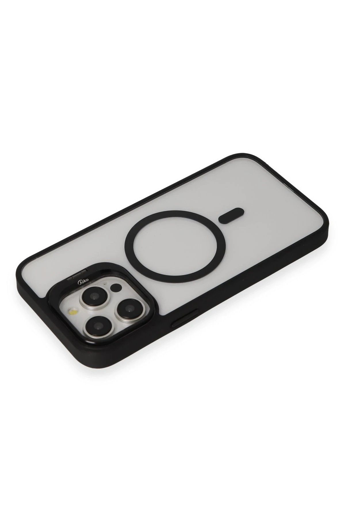 Joko Apple iPhone 14 Pro Max Kılıf Roblox Lens Magsafe Standlı Kapak - Siyah — görsel 3