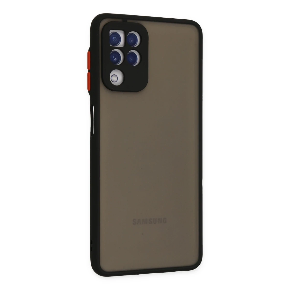 Newface Samsung Galaxy A22 Kılıf Montreal Silikon Kapak - Siyah — görsel 5