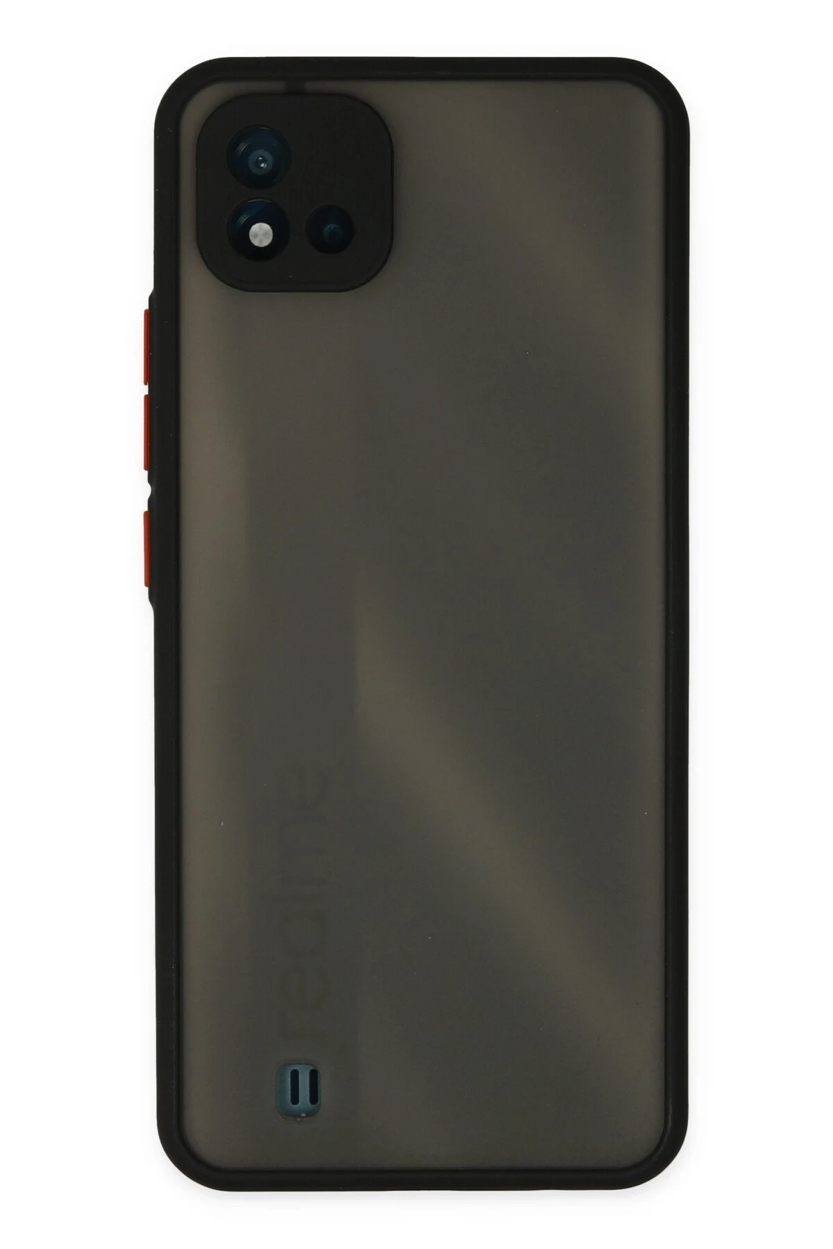 Newface Realme C11 2021 Kılıf Montreal Silikon Kapak - Siyah