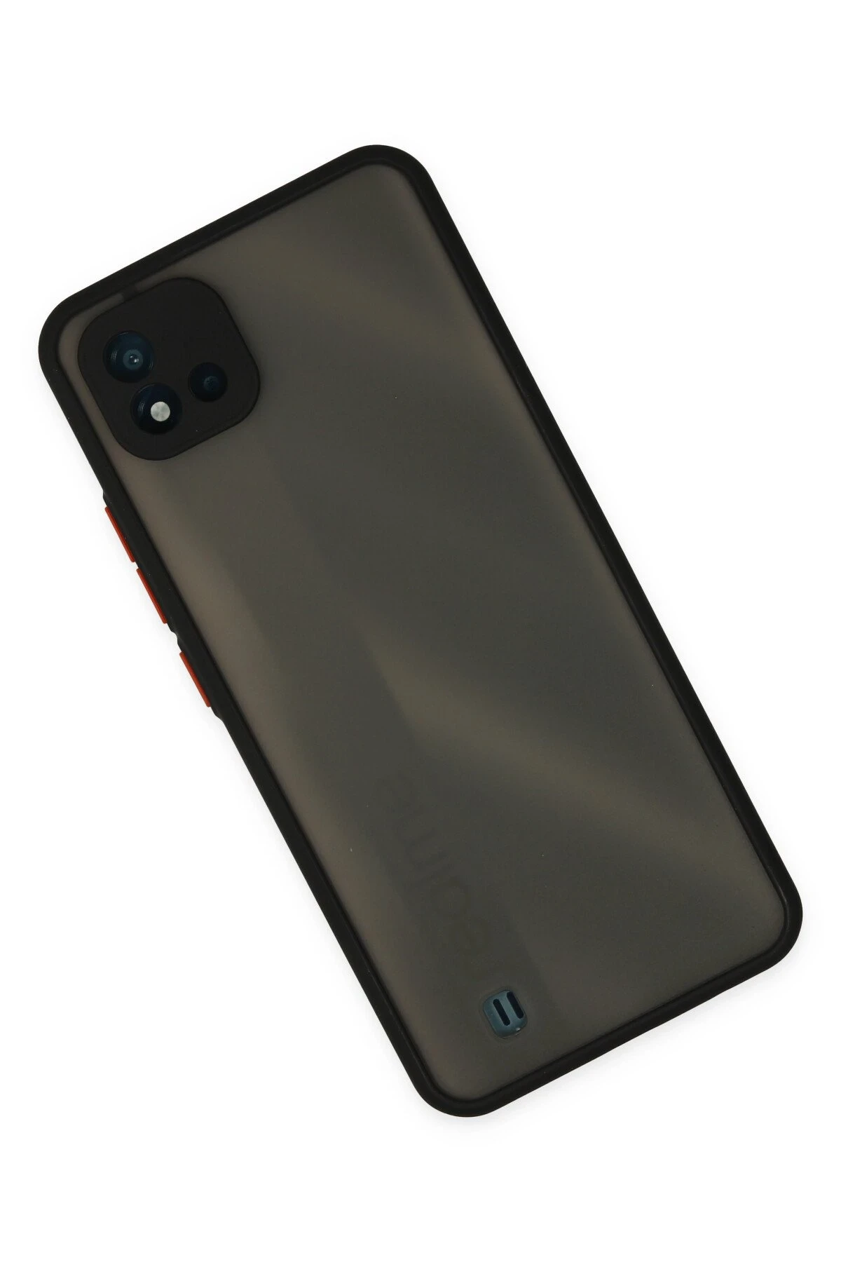 Newface Realme C11 2021 Kılıf Montreal Silikon Kapak - Siyah
