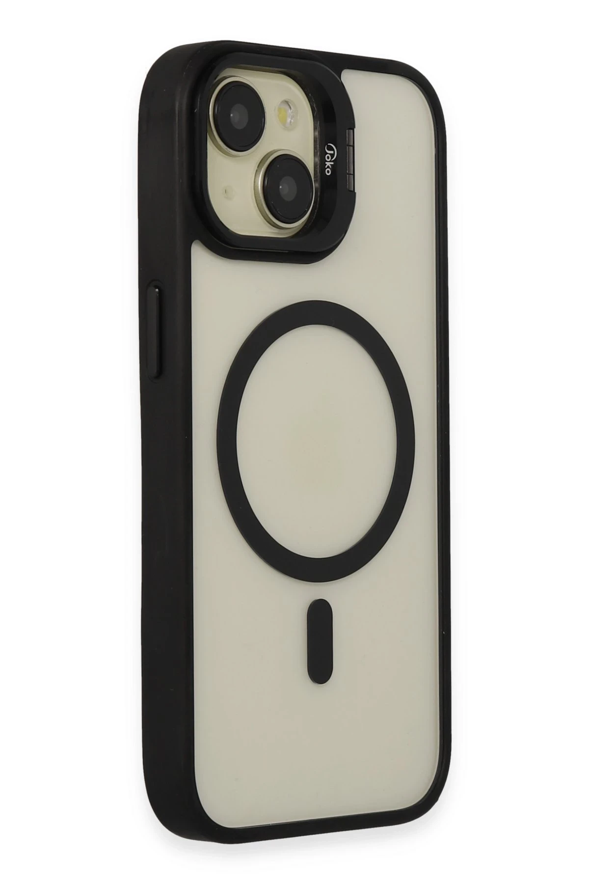 Joko Apple iPhone 15 Kılıf Roblox Lens Magsafe Standlı Kapak - Siyah — görsel 2