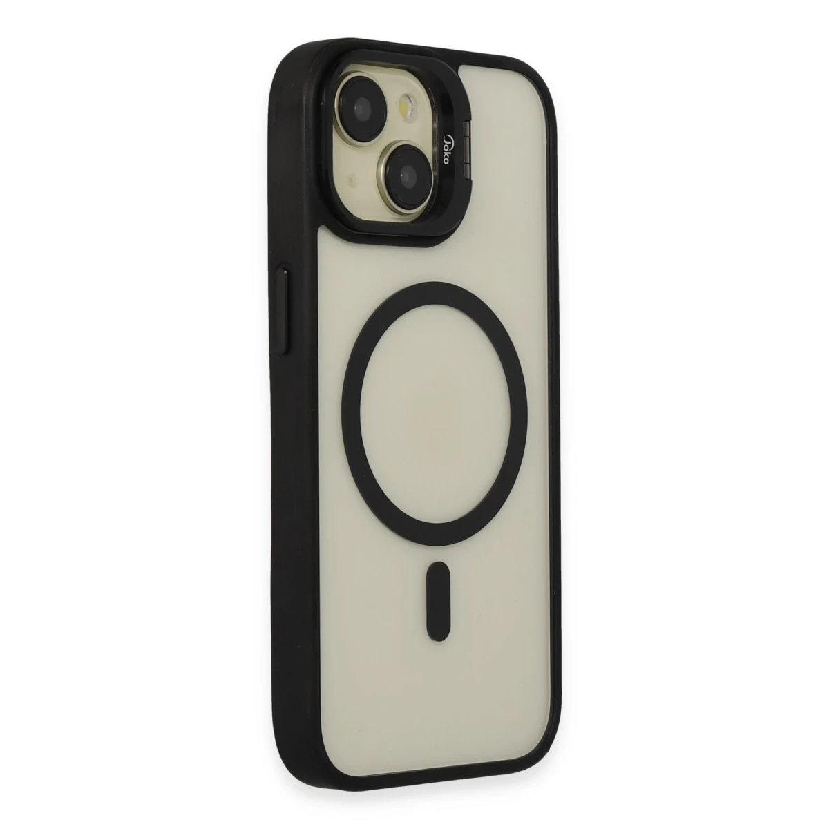 Joko Apple iPhone 15 Kılıf Roblox Lens Magsafe Standlı Kapak - Siyah — görsel 9