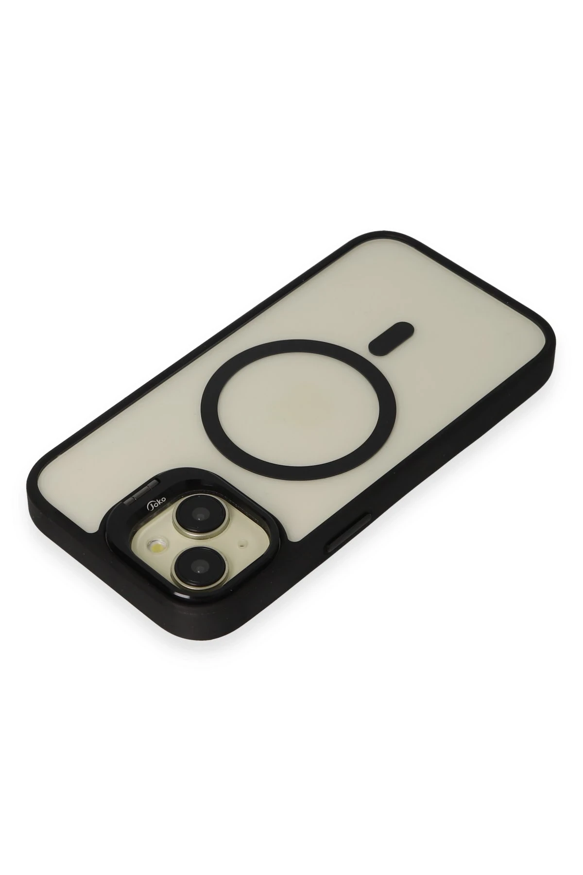 Joko Apple iPhone 15 Kılıf Roblox Lens Magsafe Standlı Kapak - Siyah — görsel 3