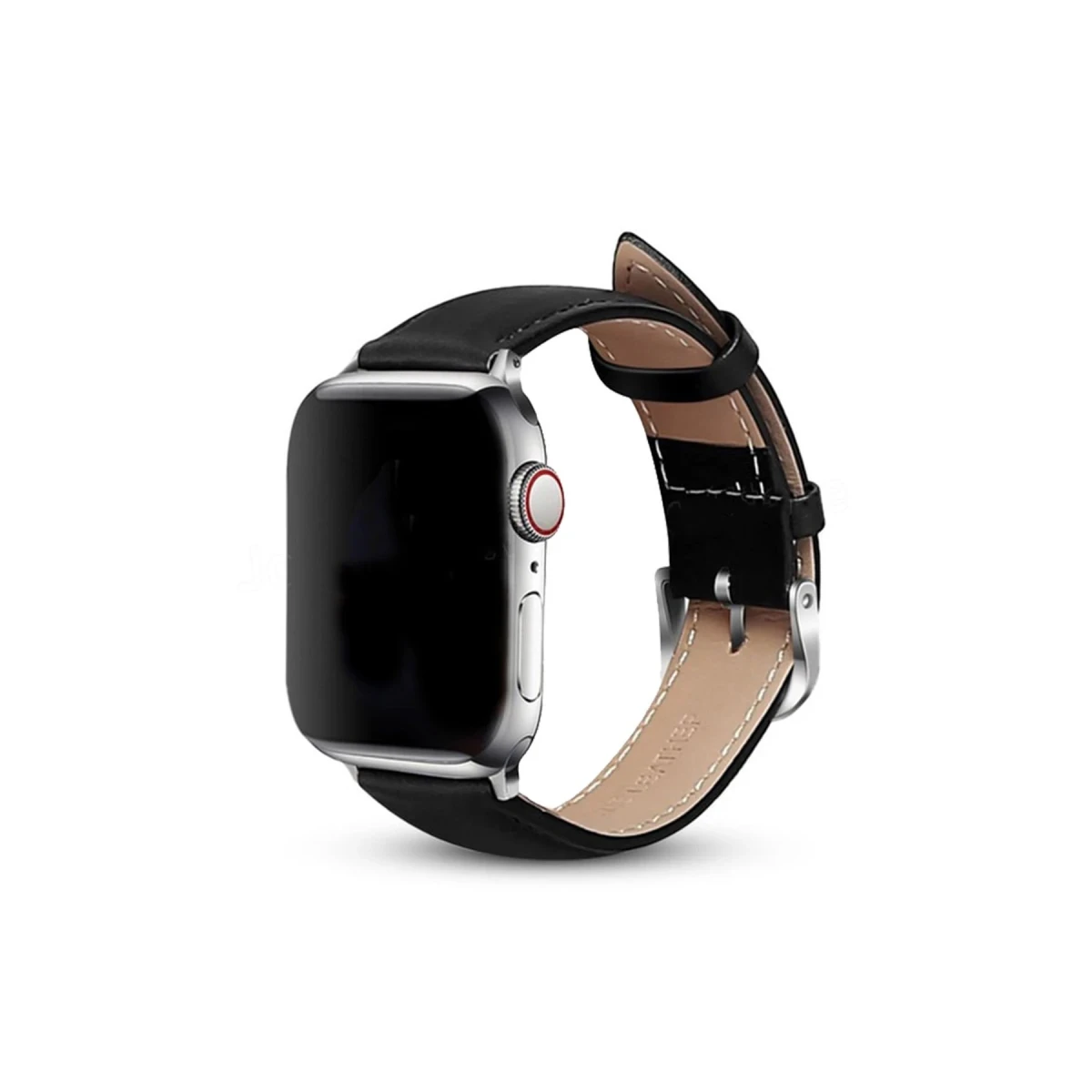 Newface Apple Watch 42mm NL26 Deri Kordon - Siyah — görsel 4