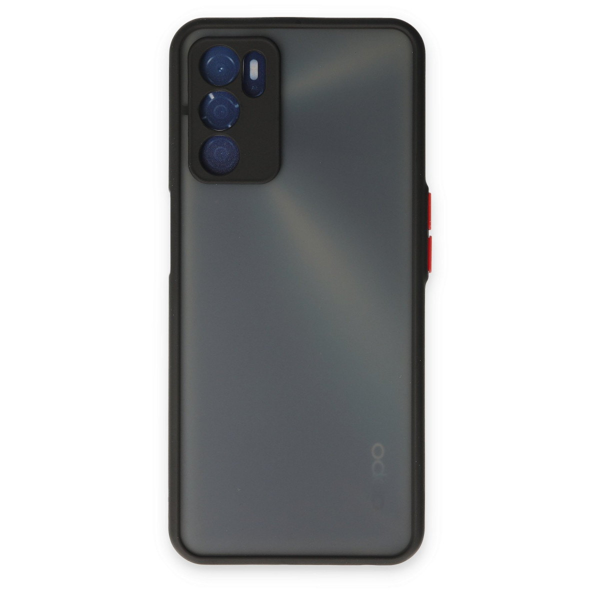 Newface Oppo A16 Kılıf Montreal Silikon Kapak - Siyah — görsel 7