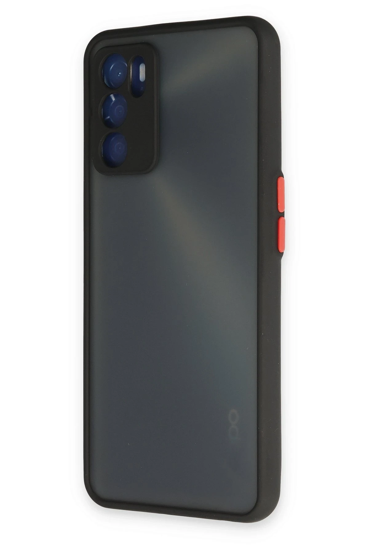 Newface Oppo A16 Kılıf Montreal Silikon Kapak - Siyah — görsel 2