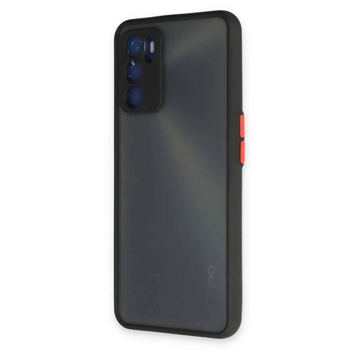 Newface Oppo A16 Kılıf Montreal Silikon Kapak - Siyah — görsel 5