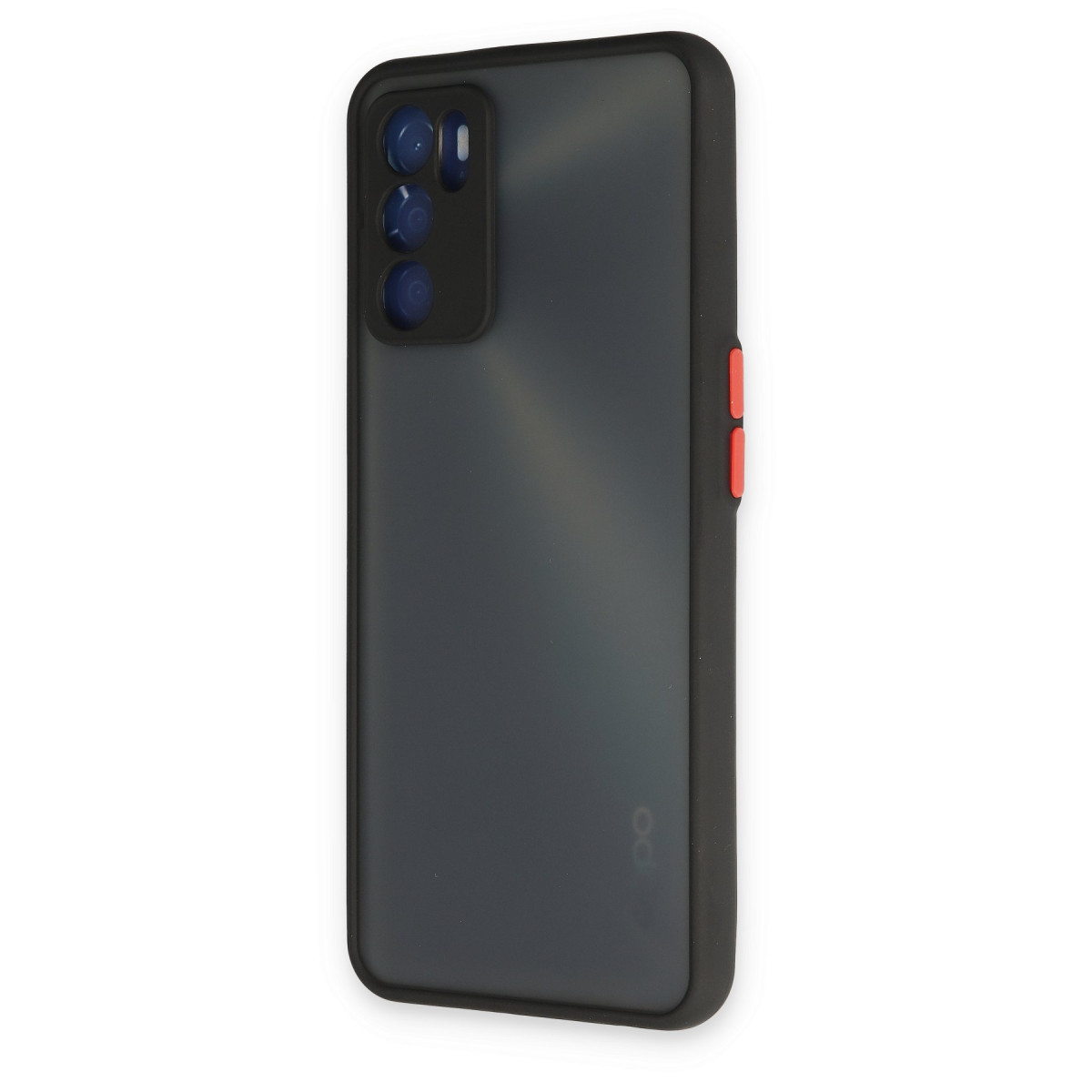 Newface Oppo A16 Kılıf Montreal Silikon Kapak - Siyah — görsel 8